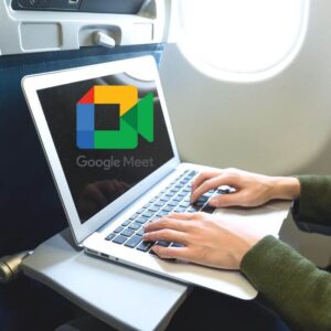 can you use google meet on a plane