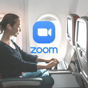 can you use zoom on a plane